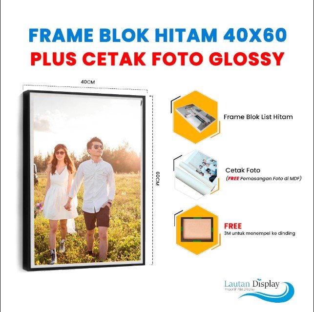 Cetak Foto MDF- Lautan Display