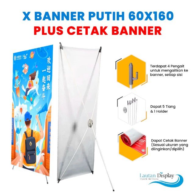 Cetak X Banner - Lautan Display