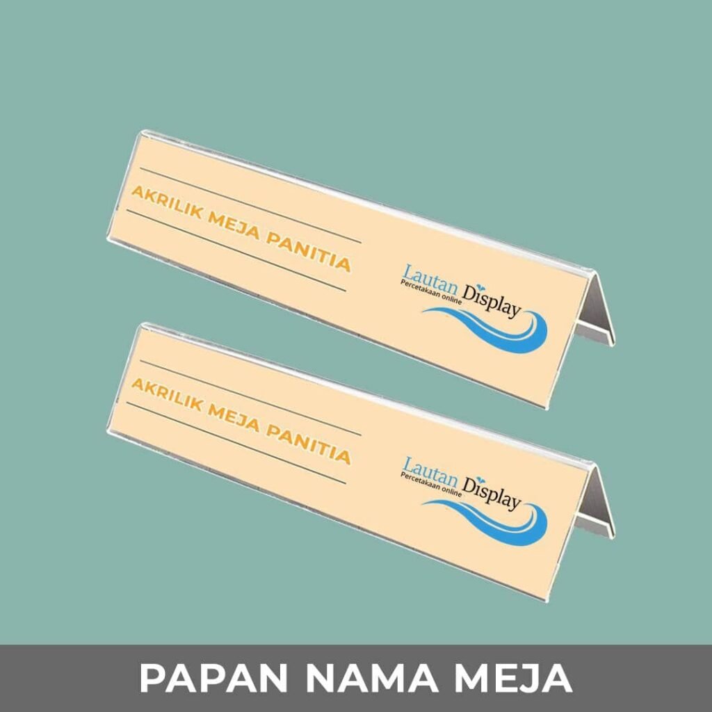 PAPAN NAMA MEJA