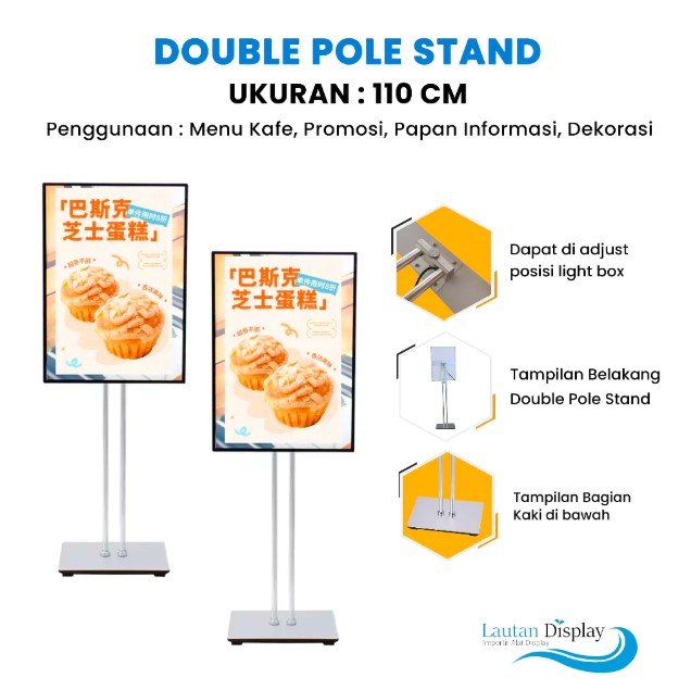 Standing Poster A2 - Lautan Display